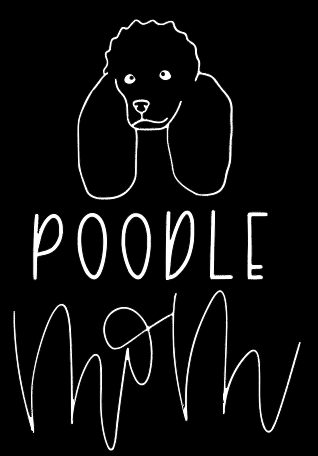 Poodle Mom or Custom Name - Vinyl Decal