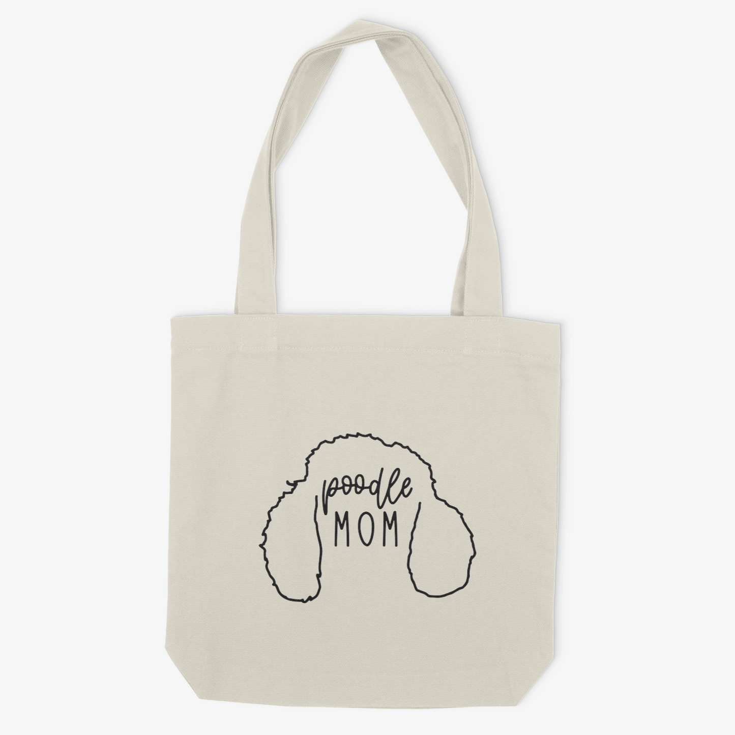 Poodle Mom or Custom Name Ears - Tote