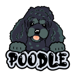 Poodle Sticker #5