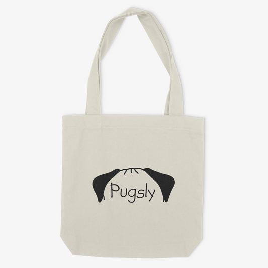 Pug Mom or Custom Name Ears - Tote