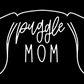 Puggle Mom or Custom Name Ears - Vinyl Decal