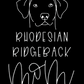 Rhodesian Ridgeback Mom or Custom Name - Vinyl Decal