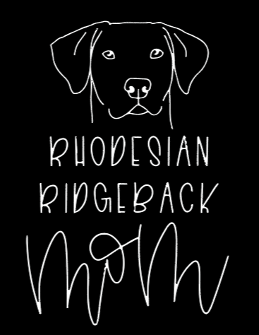 Rhodesian Ridgeback Mom or Custom Name - Vinyl Decal