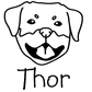 Rottweiler Mom or Custom Name - Vinyl Decal