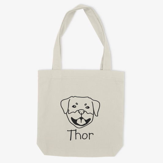 Rottweiler Mom or Custom Name - Tote