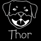 Rottweiler Mom or Custom Name - Vinyl Decal