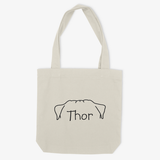 Rottweiler Mom Or Custom Name Ears - Tote