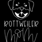 Rottweiler Mom or Custom Name - Vinyl Decal