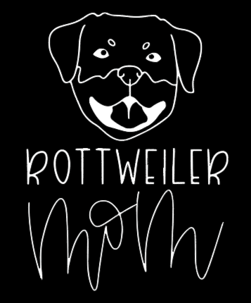 Rottweiler Mom or Custom Name - Vinyl Decal