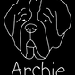 Saint Bernard Mom or Custom Name - Vinyl Decal