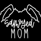 Samoyed Mom or Custom Name Ears - Vinyl Decal