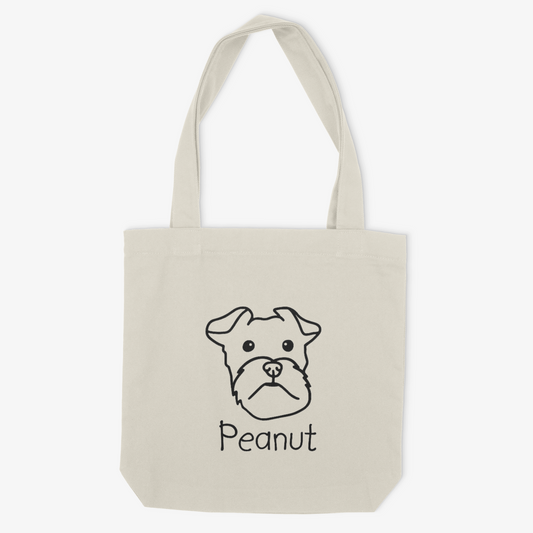 Schnauzer Mom or Custom Name - Tote