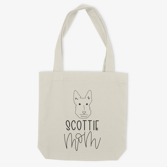 Scottie Mom or Custom Name - Tote