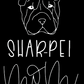 Shar-Pei Mom or Custom Name - Vinyl Decal