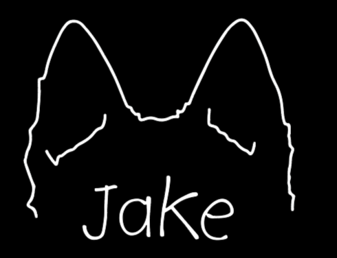 Shepsky Mom or Custom Name Ears - Vinyl Decal