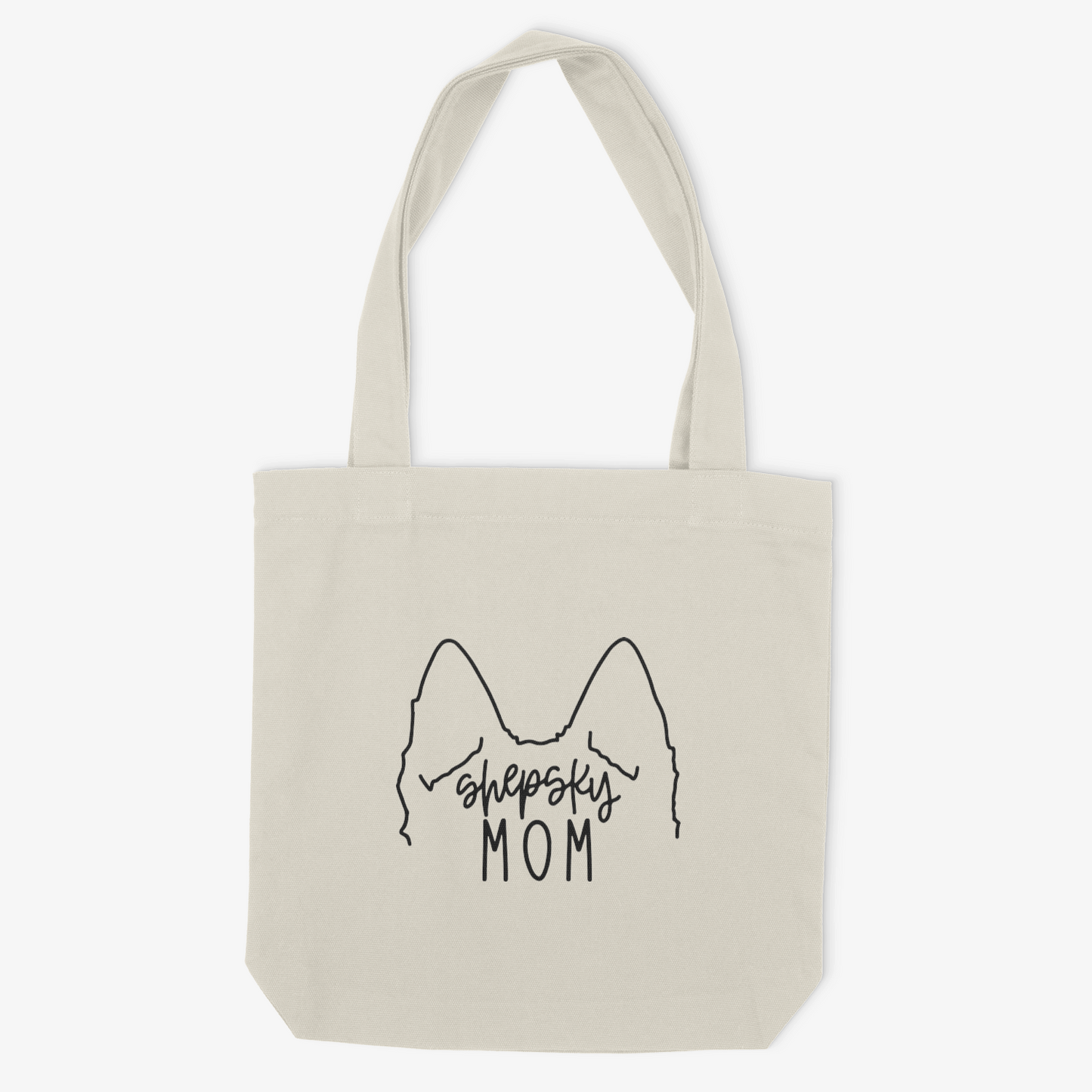 Shepsky Mom or Custom Name Ears - Tote