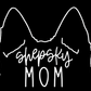 Shepsky Mom or Custom Name Ears - Vinyl Decal