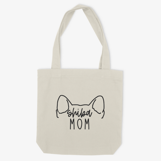 Shiba Mom or Custom Name Ears - Tote