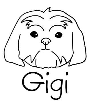 Shih Tzu Mom or Custom Name - Vinyl Decal