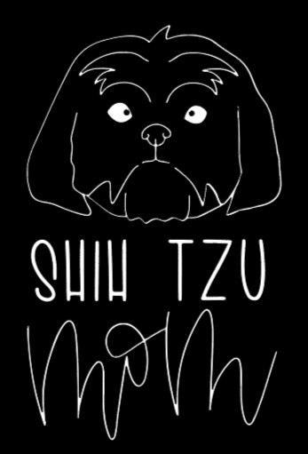 Shih Tzu Mom or Custom Name - Vinyl Decal