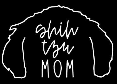 Shih Tzu Mom or Custom Ears - Vinyl Decal