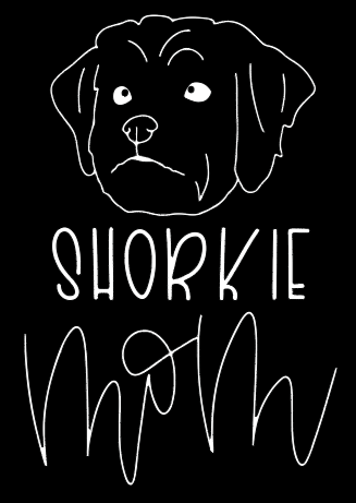 Shorkie Mom or Custom Name - Vinyl Decal