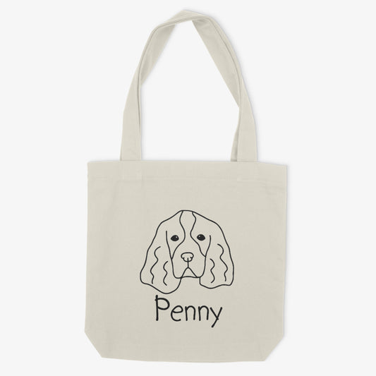 Springer Spaniel Mom or Custom Name - Tote