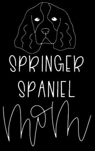 Springer Spaniel Mom or Custom Name - Vinyl Decal