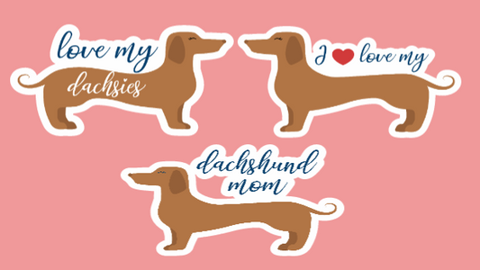 Dachshund Sticker Set #1