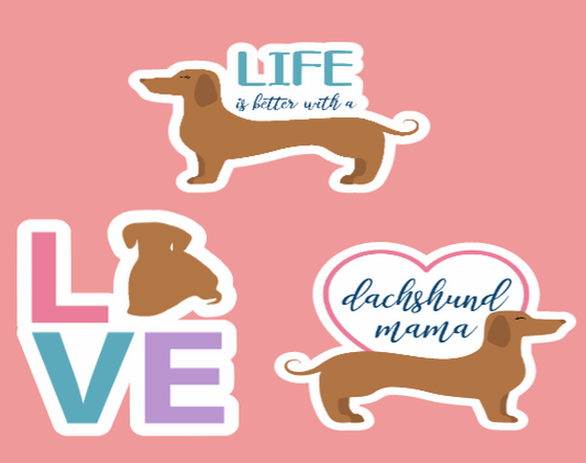 Dachshund Sticker Set #2