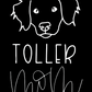 Toller Mom or Custom Name - Vinyl Decal