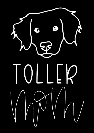 Toller Mom or Custom Name - Vinyl Decal