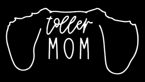 Toller Mom or Custom Name Ears - Vinyl Decal