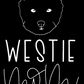 Westie Mom or Custom Name - Vinyl Decal