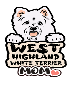 West Highland White Terrier Mom Sticker