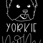 Yorkie Mom or Custom Name - Vinyl Decal