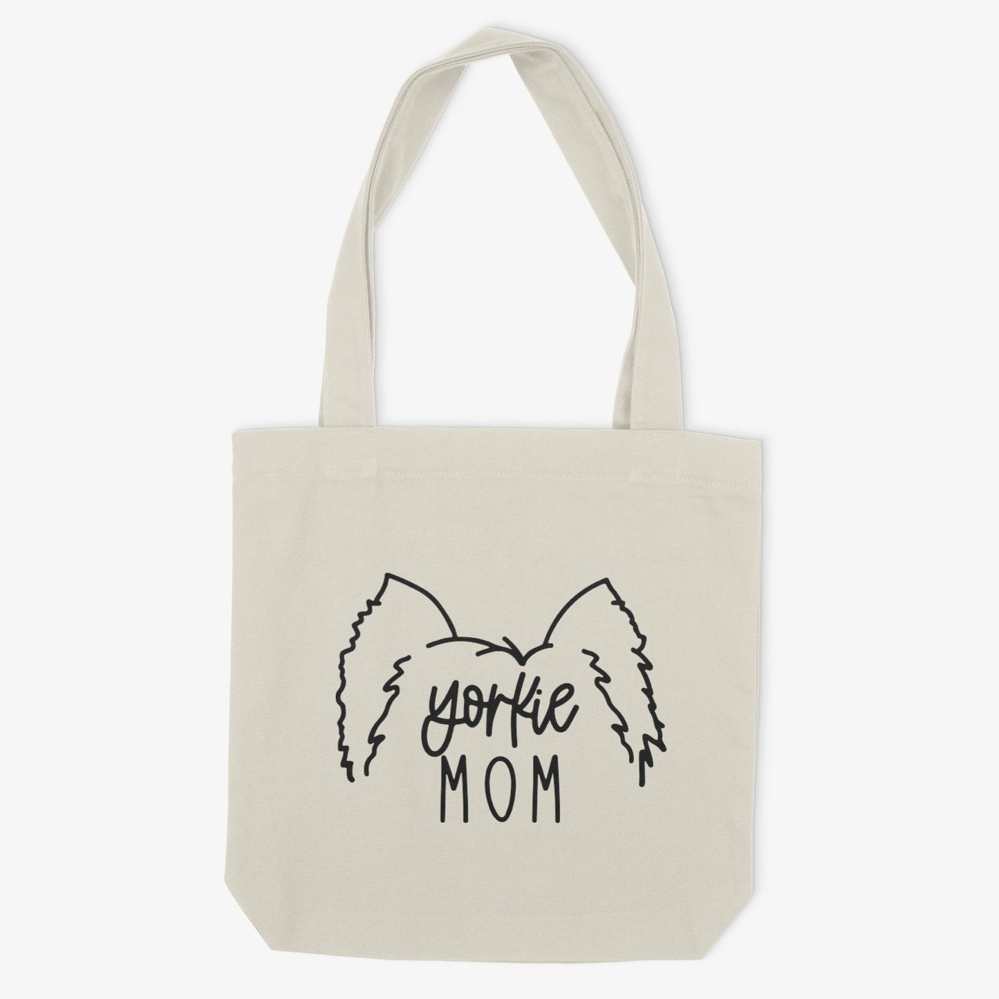 Yorkie Mom or Custom Name Ears - Tote