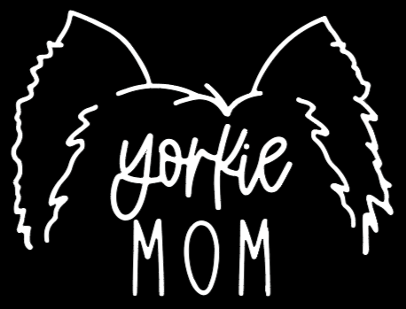 Yorkie Mom or Custom Name Ears - Vinyl Decal